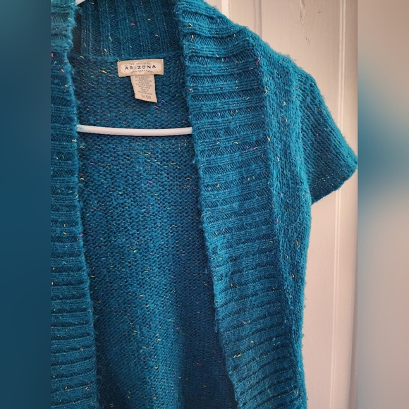 #050 Arizona Small Open Front Short Sleeve Cardigan - Picture 8 of 12